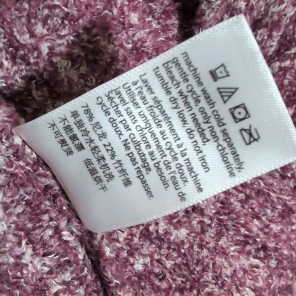 Barefoot Dreams Cozychic Lite Montecito Heathered Cardigan Open Size Large - Picture 5 of 5